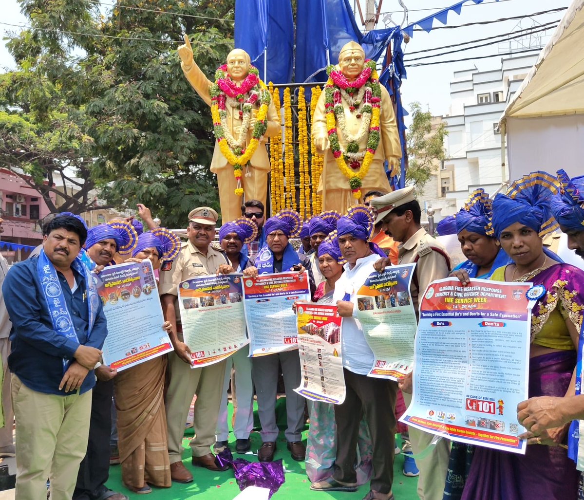 kausarmohiuddin's tweet image. Ambedkar Jayanti Celebrations In Karwan Constituency.