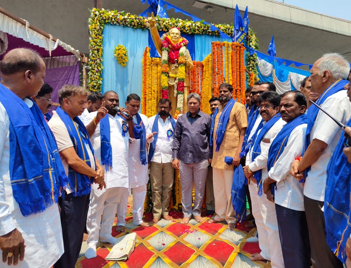 kausarmohiuddin's tweet image. Ambedkar Jayanti Celebrations In Karwan Constituency.