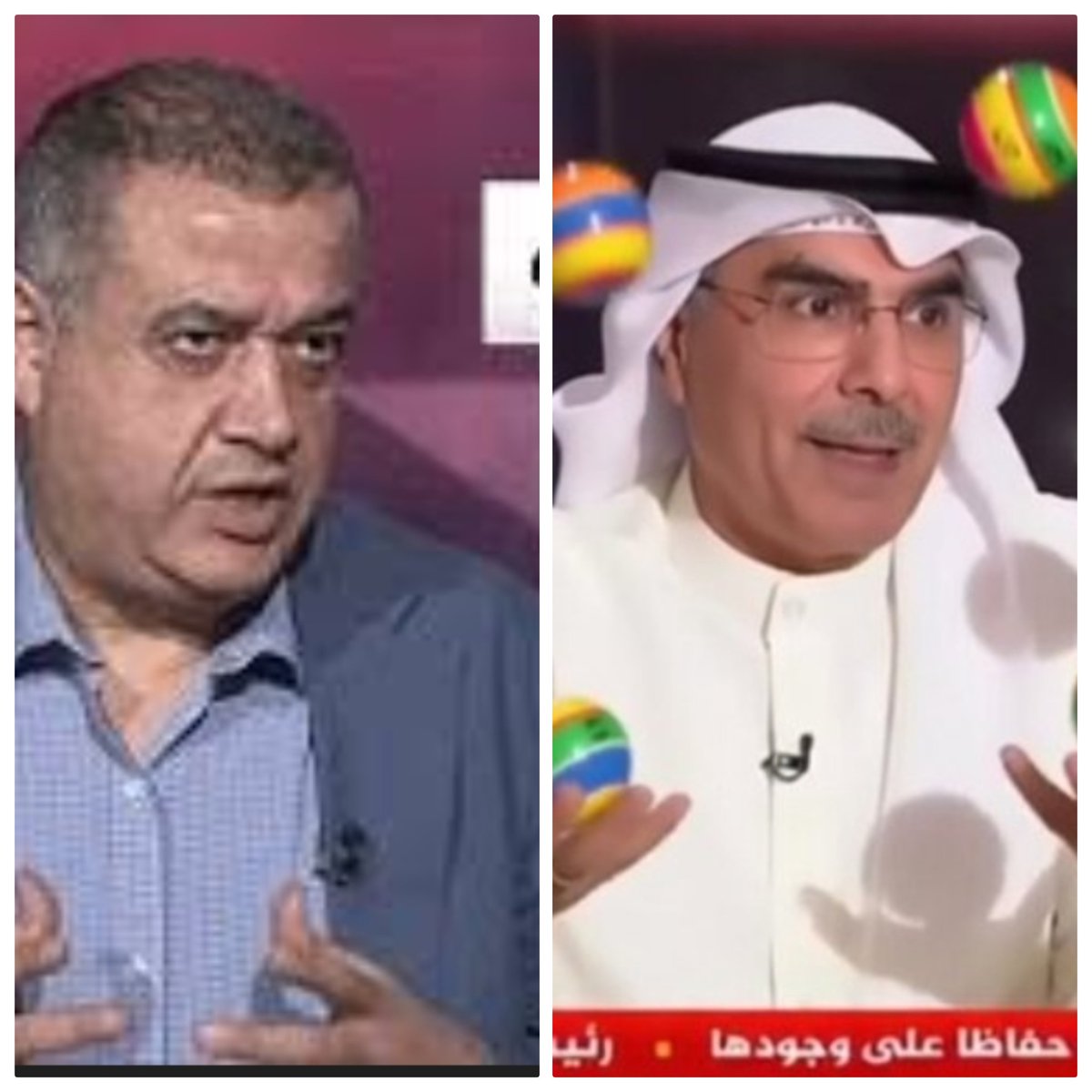 《بعيداً عن السياسة....بعيد عن الأخلاق !》
-أسلوب الجرابيع في النقاش-
هل لاحظتم في برنامج #نقاش_الساعة  كل ما الدكتور ابراهيم فريحات يتكلم بنقطة عن الخليج ، يحاول #صالح_المطيري مقاطعته ، ثم يبدأ حديثه بالآتي :
دكتور ابراهيم ، انت تعمل في الخليج، و تسكن فيه !
ما هذا الأسلوب القذر