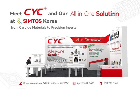 carbide_cy's tweet photo. 📍 Live from SIMTOS 2026 in Korea!
CYC is at KINTEX, Goyang, Korea, Booth 01B 790 (April 13–17).
Showcasing: Carbide Materials • Preforms • Precision Inserts
🌐 https://t.co/3bxqYzBN0r
📩 info@cycarbide.com
#SIMTOS2026 #CYCarbide #CarbideMaterials #CarbideRods #Preforms https://t.co/Vovg9rlAAF