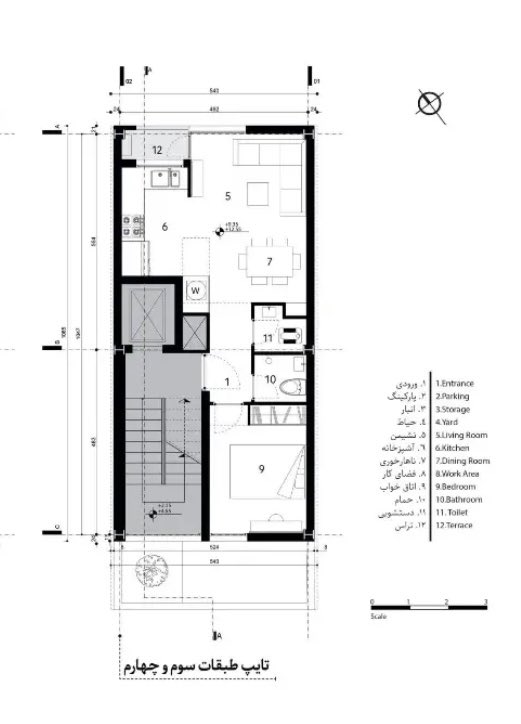 SustainableTall's tweet image. Cute brick infill housing, creating 4 apartments on a tiny 55m2 site in Tehran, Iran

By Tehran Platform Design Studio