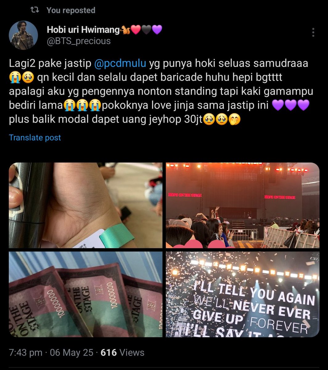 PCDMULU • Jastip Jaswar tuker tiket konser 💫 tweet media