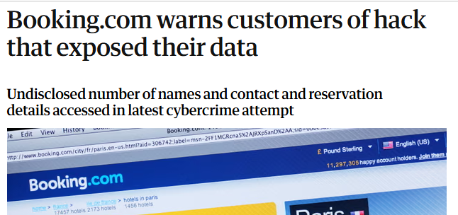 H4ckmanac's tweet photo. 🚨Cyber Alert ‼️

🇳🇱Netherlands - 𝗕𝗼𝗼𝗸𝗶𝗻𝗴

Booking disclosed a data breach involving unauthorized access to guest booking data, including names, emails, phone numbers, addresses, and reservation details.

Threat actor: Not specified
Sector: Hospitality
Data exposure (claimed): Not specified
Data type: Names, email addresses, phone numbers, physical addresses, booking details
Observed: Apr 13, 2026
Status: Pending verification
ESIX©: 5.56

Full details and impact assessment on https://t.co/eB7qgxKFAa