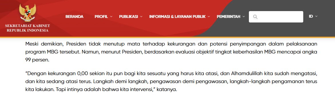 pbuddydiy's tweet photo. @ferizandra tujuan program MBG ini kan buat menangani stunting, gizi buruk, dll. harusnya indikator kesuksesannya itu setelah ada program ini, berapa persen penurunan stunting dll ga sih? tapi ini gatau berdasarkan evaluasi "objektif" apa yg hasilnya bilang berhasil 99%. gatau jga -con't https://t.co/HSmESPXvTu