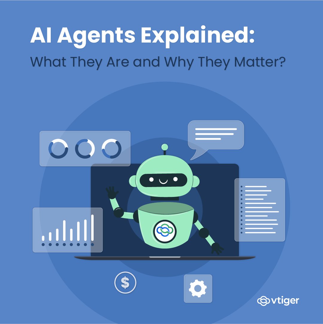 vtigercrm's tweet image. AI that just generates content is everywhere now.

What’s more interesting? AI that actually does the work inside your CRM.
Explained simply here ➡️ vcub.ly/tGnd32Ii

#AIAgents #CRM #Automation