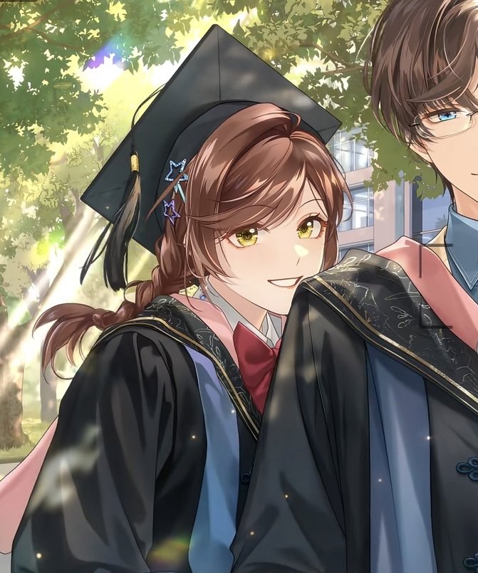 Omg...... we finally get to see Rosa wearing her graduation outfit (,,>﹏<,,)