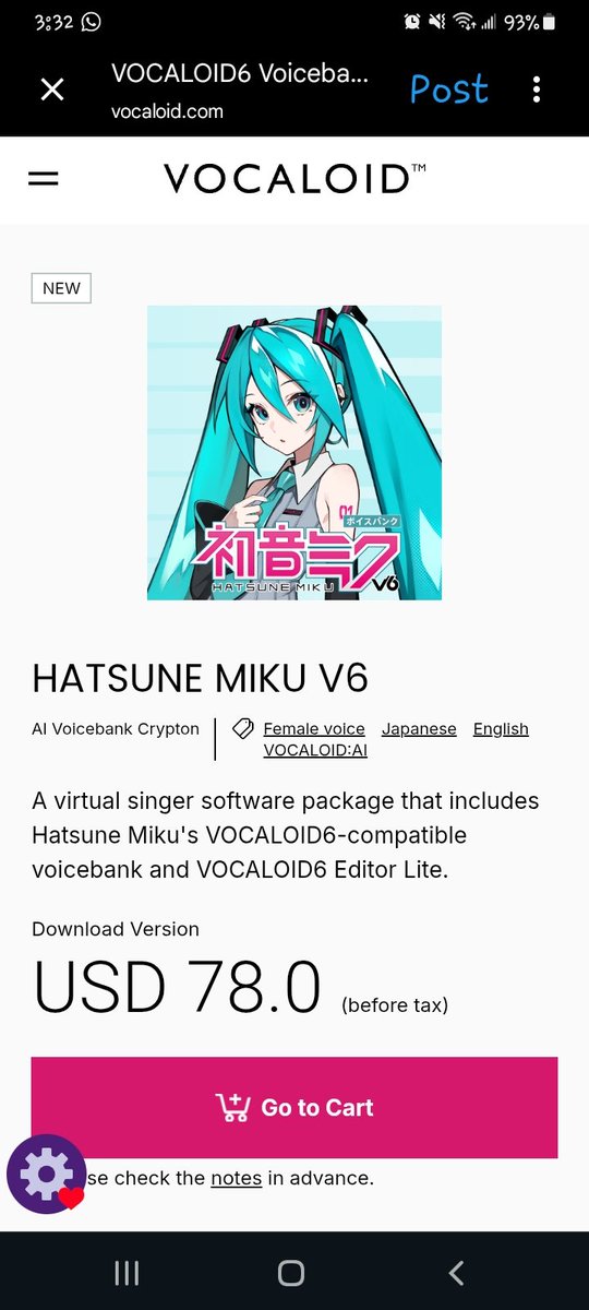 I fully expected her to be $100 minimum. What do you mean she's only $78?