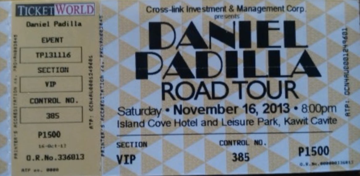 kimxharold's tweet photo. TICKET SECURED!! SEE YOU DANIEL 😭
#DanielCaesarInManila https://t.co/92cuOqGALv