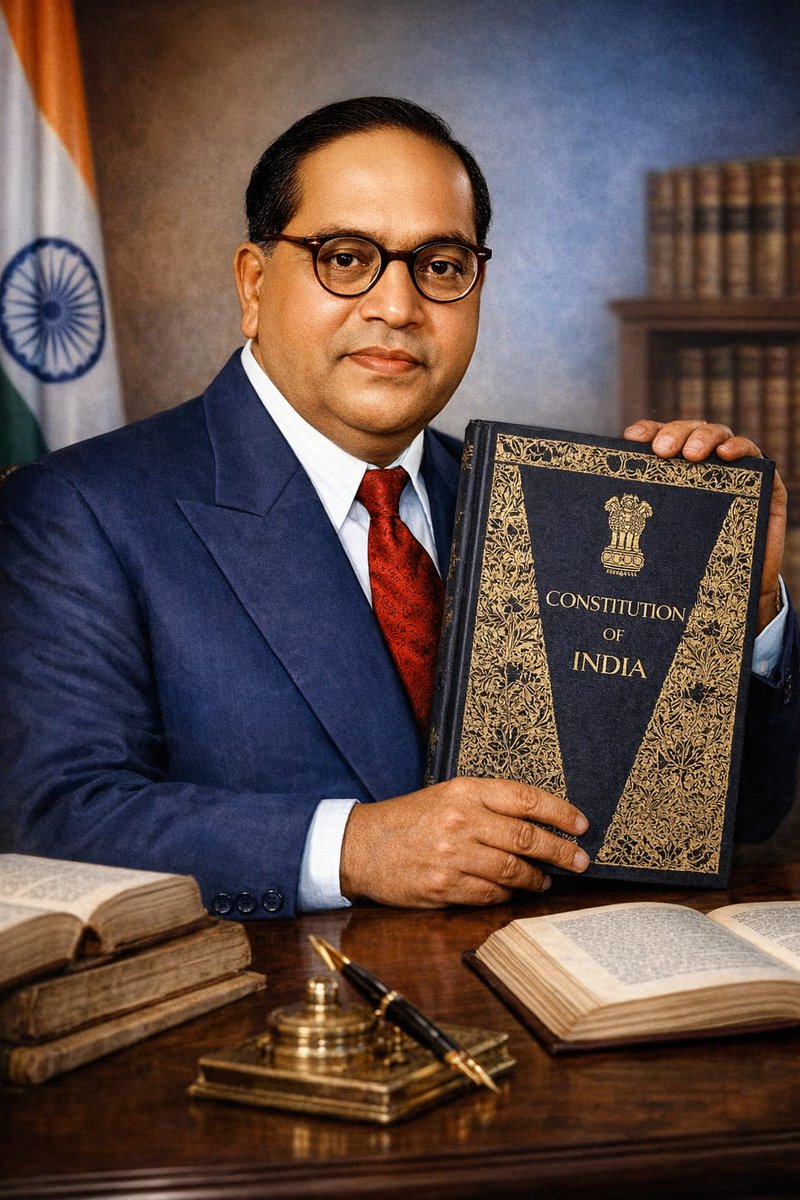 Shubham_Kumar80's tweet image. जन्मदिन की शुभकामनाएँ, बाबासाहेब! आपने वंचितों को आवाज़ दी और अधिकार दिलाए। आपके विचारों पर चलना ही सच्ची श्रद्धांजलि होगी।
#DrAmbedkar #ConstitutionDay #जयभीम