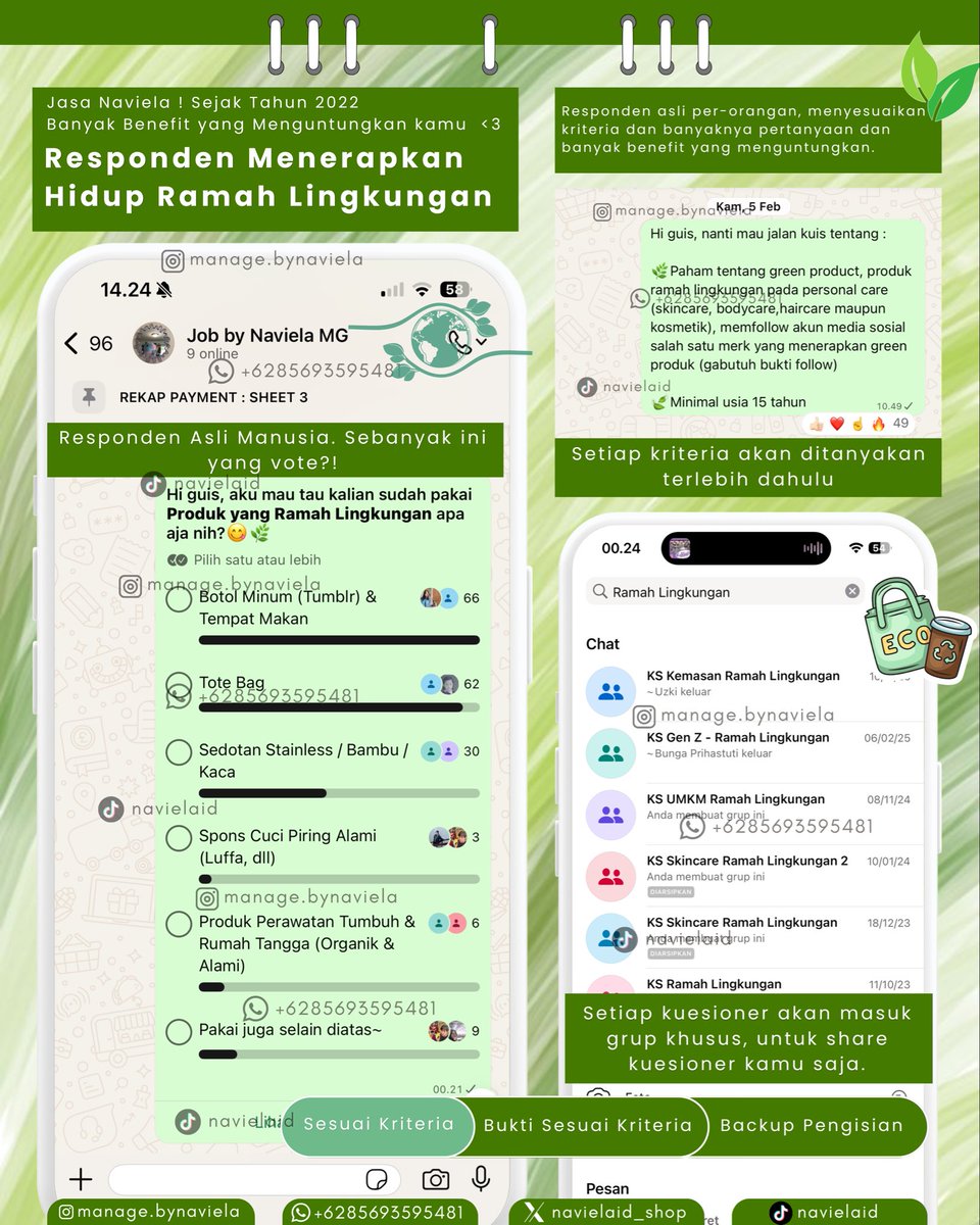 Navie || Jasa Isi Sebar Kuesioner tweet media