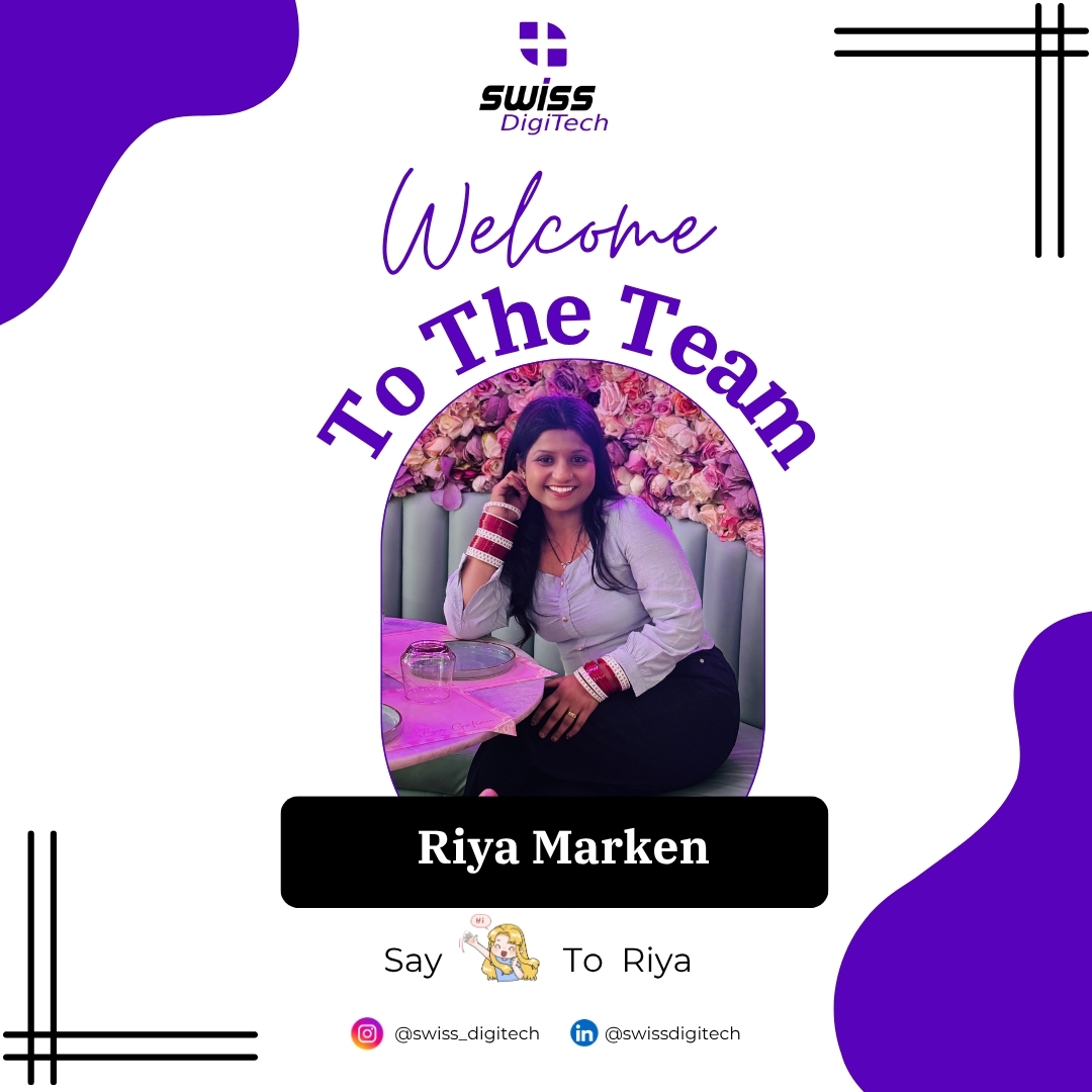 Swissdigitech's tweet photo. Let’s give a warm welcome to Riya at Swiss DigiTech
We’re excited to have her join our expanding team.
Riya brings a fresh perspective and a passion for creating meaningful digital experiences. Welcome to the team, Riya.
#swissdigitech #welcomeaboard #techteam #innovation https://t.co/nk3TrQOVAi