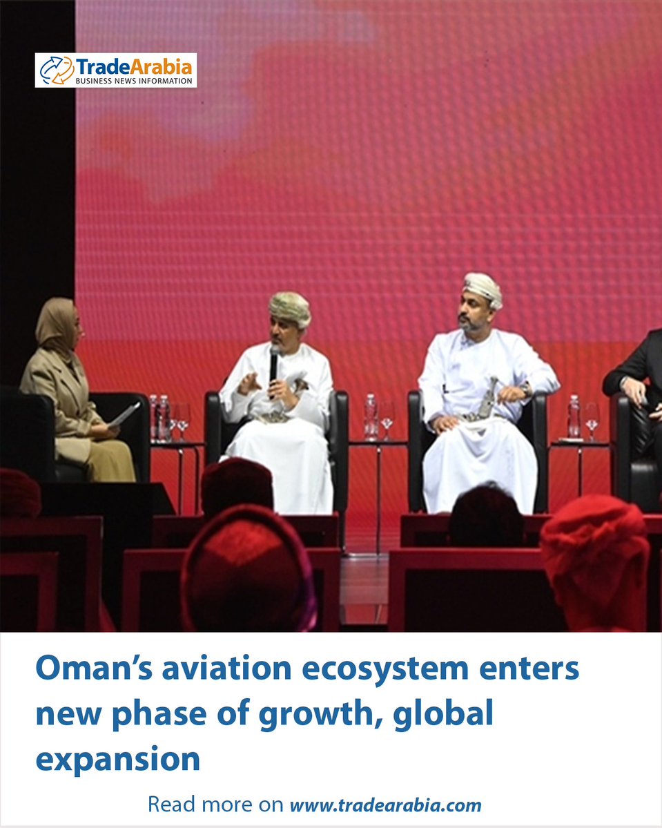 TradeArabia's tweet image. Oman Airports, Oman Air, and SalamAir revealed during a joint media briefing held today in Muscat that they achieved positive performance in 2025.

Read more on tradearabia.com/News/413965/Om…

#Tradearabia #Oman #airports