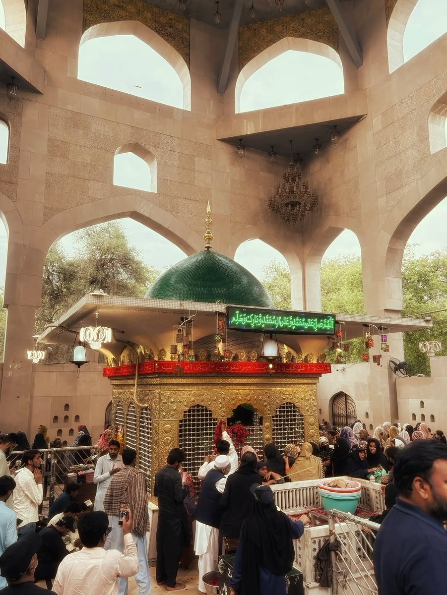 Holy shrine of Sayyeda Ruqayyah bint Ali (as) 

Bibi Pak Daman (“Chaste Lady”) in Lahore, Pakistan, is a historic 11th-century mausoleum believed to house the graves of Syeda Ruqayyah bint Ali (as) daughter of Imam Ali (as), and five other women from the Ahl al-Bayt. They are