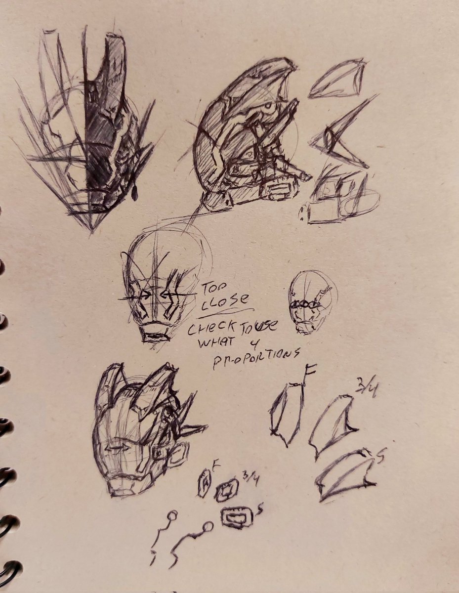protuniks's tweet image. I don't remember if I shared this before but I did a little study of how to draw my mask and probably can help others draw their own or other people's masks

#cyberpunk #robot #mask #drawing #sketch