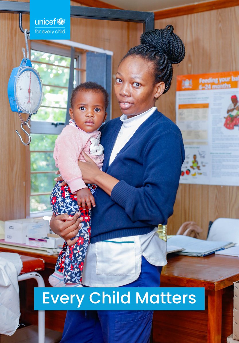 UNICEFBotswana's tweet image. “I do this work because every child matters.” 
Behind every healthy child is a health worker who never gives up. 
This week, we celebrate their courage, compassion, and commitment. 
#WorldHealthWorkerWeek #HealthWorkers #ForEveryChild #UNICEF #CareInAction