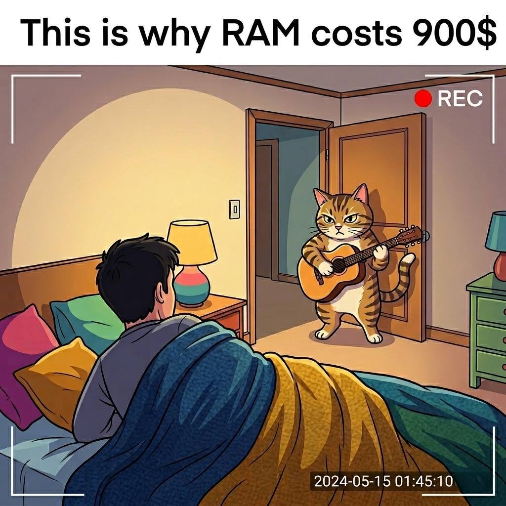This is why RAM costs 900$ tweet media