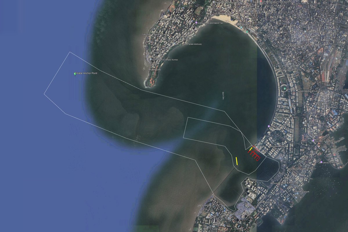 cbdhage's tweet image. Rashmi development private limited Applied for CRZ Clearance for Construction of Inland Water Transport Terminal-Development of Marina at Cuffe Parade #Mumbai, Maharashtra.
3D Image AI gen only for RP.