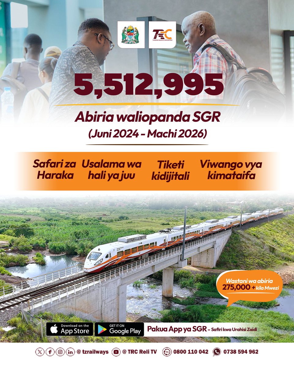 Tanzania Railways Corporation tweet media