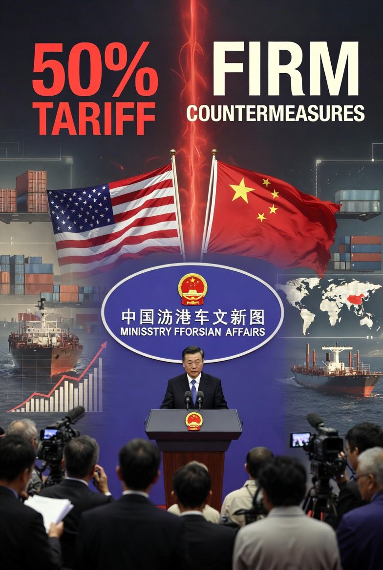 Ypaknews's tweet image. China Vows Retaliation Against U.S. Tariff Threats Linked to Iran
#tariffwar
