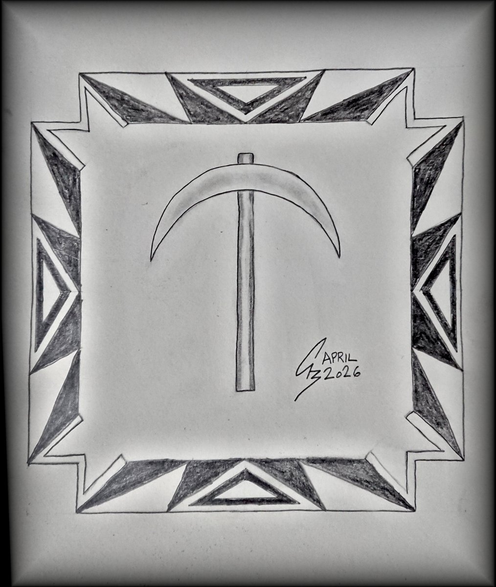 TheSoulGrinder's tweet image. Day 122 of my #dailysketch.  This represents the Mining Skill.  The higher your level in this will allow you to mine higher level mining nodes, and increase the chance of finding rare gems.

#mining #pencilsketch #gamedesign #gamemechanic