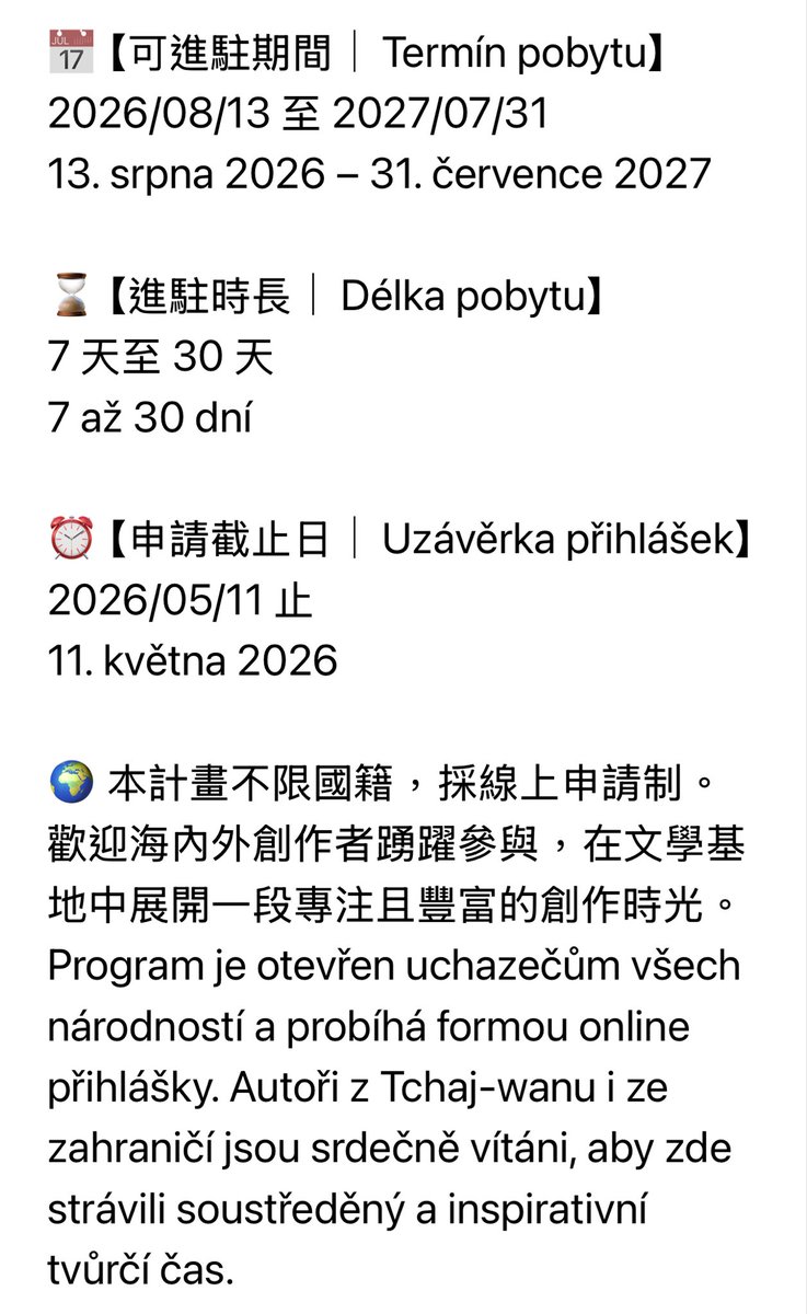 Tchaj-wan v Česku tweet media