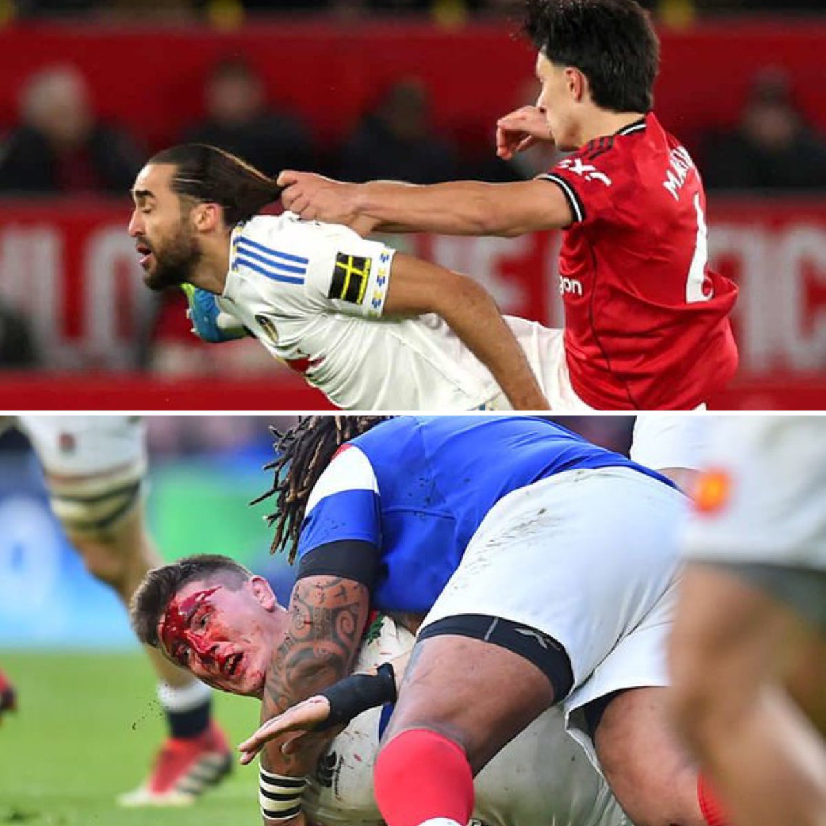 Grey_Sergeant's tweet photo. Says it all! 

#football v #rugby https://t.co/MjKrSxCOwC