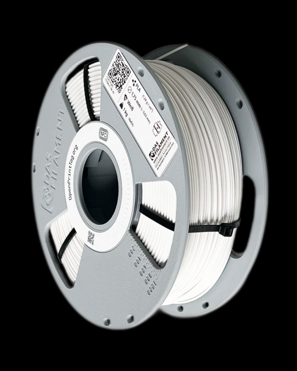 dasfilament_de's tweet image. We have made a few improvements to our Masterspool. The new version is now available in the shop. The file for download is available on Printables, Thingiverse and MakerWorld. 

#3DPrinting #filament #refills