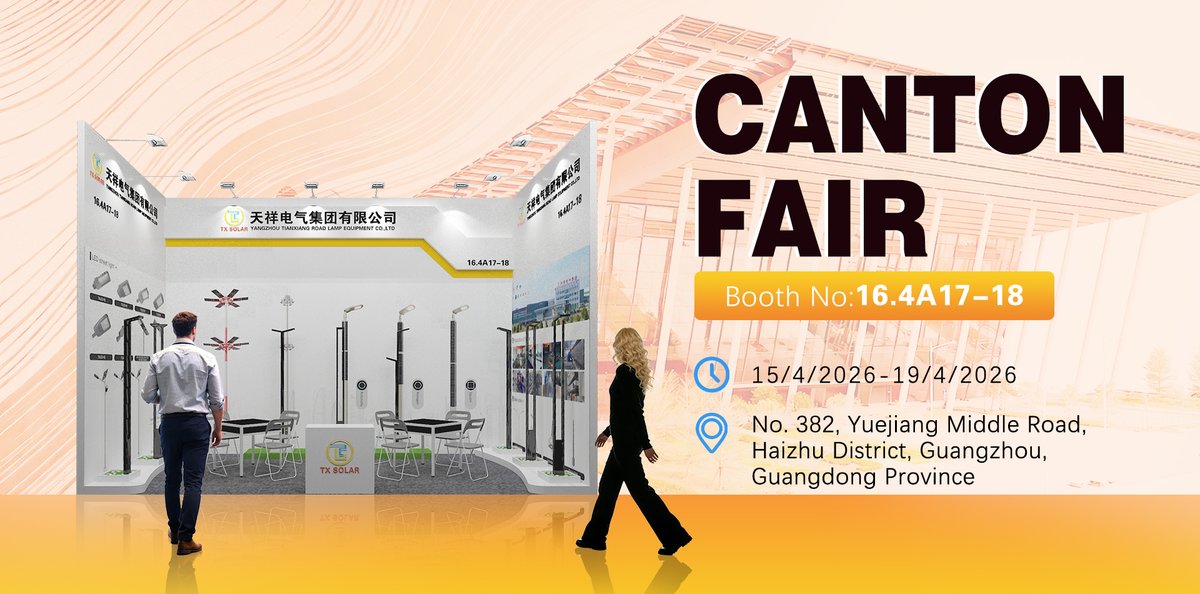 txlightinggroup's tweet photo. We're ready at the Canton Fair! 🌆
Our booth number: HALL C 16.4A17-18 📍
Welcome to visit our exhibition tomorrow! Many new solar street lights are waiting for you to see. 🤝
#CantonFair #StreetLight #LEDStreetLight #SolarStreetLight #OutdoorLighting #GardenLight #HighMastLight https://t.co/xdPVandMYy