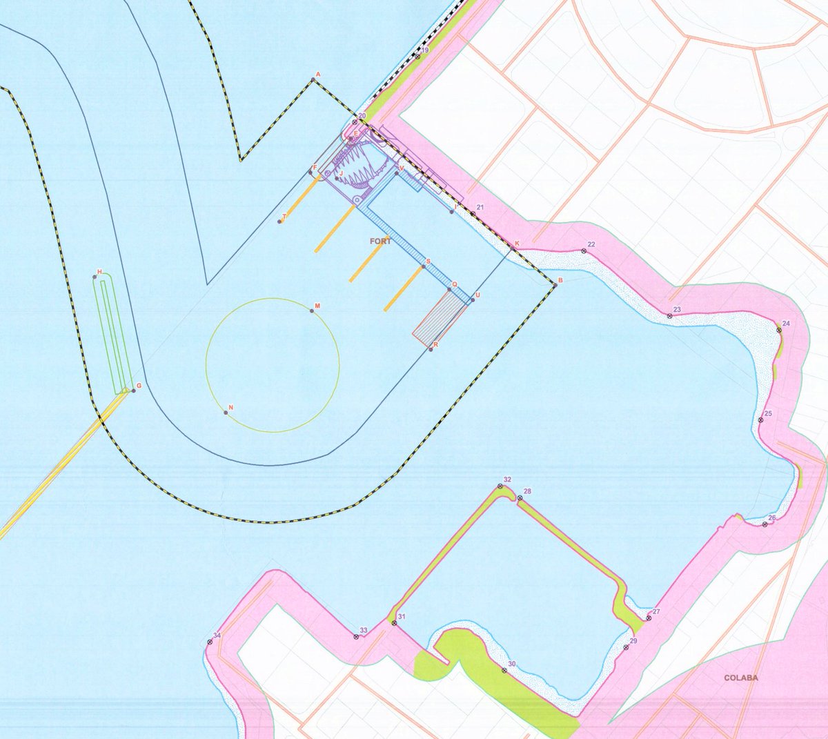 cbdhage's tweet image. Rashmi development private limited Applied for CRZ Clearance for Construction of Inland Water Transport Terminal-Development of Marina at Cuffe Parade #Mumbai, Maharashtra.
3D Image AI gen only for RP.
