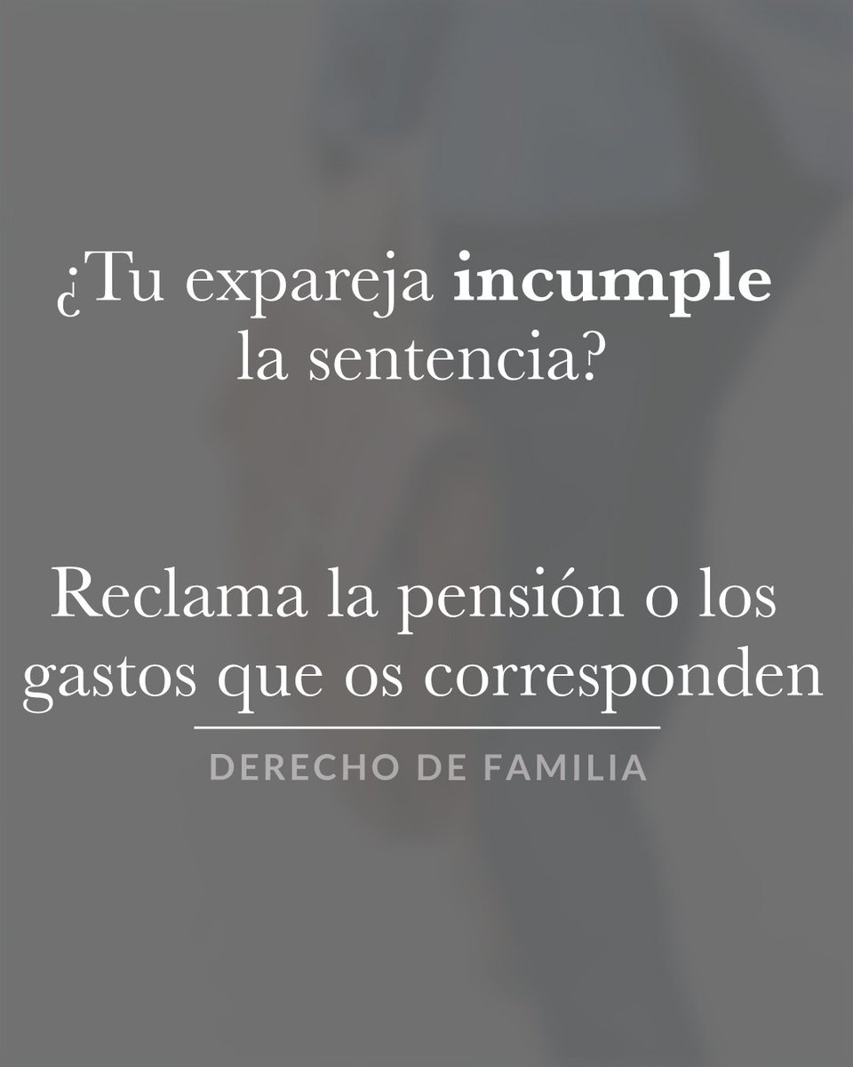 PerisyRuizAbog's tweet photo. El impago de la pensión, el incumplimiento de visitas o no cubrir gastos generan gran frustración y afectan a tu familia. 

Te ayudamos a defender tus derechos con rigor y empatía⚖️👨‍👩‍👧‍👦

#DerechoDeFamilia #PensionDeAlimentos #ConvenioRegulador #AbogadosValencia #AbogadosDeFamilia https://t.co/IqYcw9XpU7