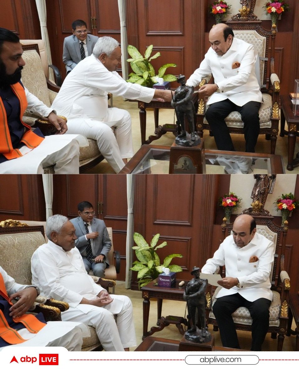 ABPNews's tweet image. नीतीश कुमार ने बिहार के सीएम पद से इस्तीफा दे दिया है, कुछ देर पहले ही लोकभवन जाकर उन्होंने राज्यपाल को सौंपा त्याग पत्र. उन्होंने बीती 10 अप्रैल को राज्यसभा सदस्य की शपथ ली थी.

#NitishKumar #BiharCM #BiharPolitics #ABPNews