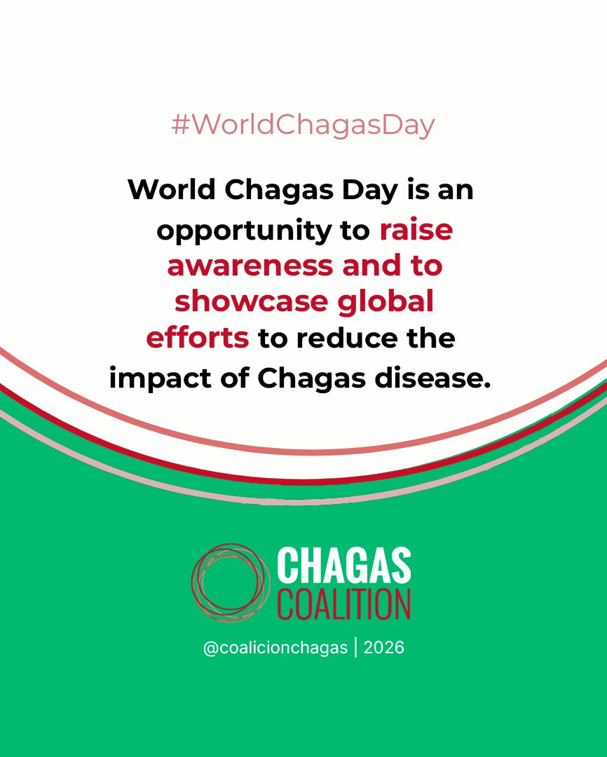 CoalicionChagas's tweet photo. On this #WorldChagasDay 🌎 let's #PreventControlCare 👐 for continued improvements in access to diagnosis, treatment, and follow-up for people affected by #ChagasDisease.

#WorldChagasDay #Chagas #BeatNTDs #NTDs #NTDroadmap #ComprehensiveCare #PrimaryCare https://t.co/IvuLYEz7vu