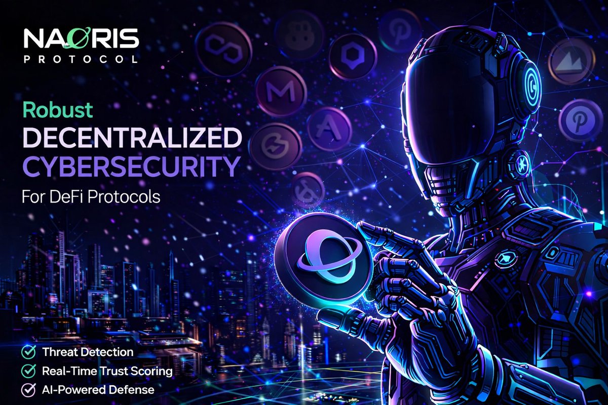 CedricRahl's tweet photo. $naoris
DeFi needs stronger security.
$Naoris Protocol brings: AI-powered threat detection
Real-time trust scoring
Decentralized protection
Built for a safer, trustless ecosystem.
#NaorisProtocol #DeFi #Web3 https://t.co/1KXRgd2Wj1