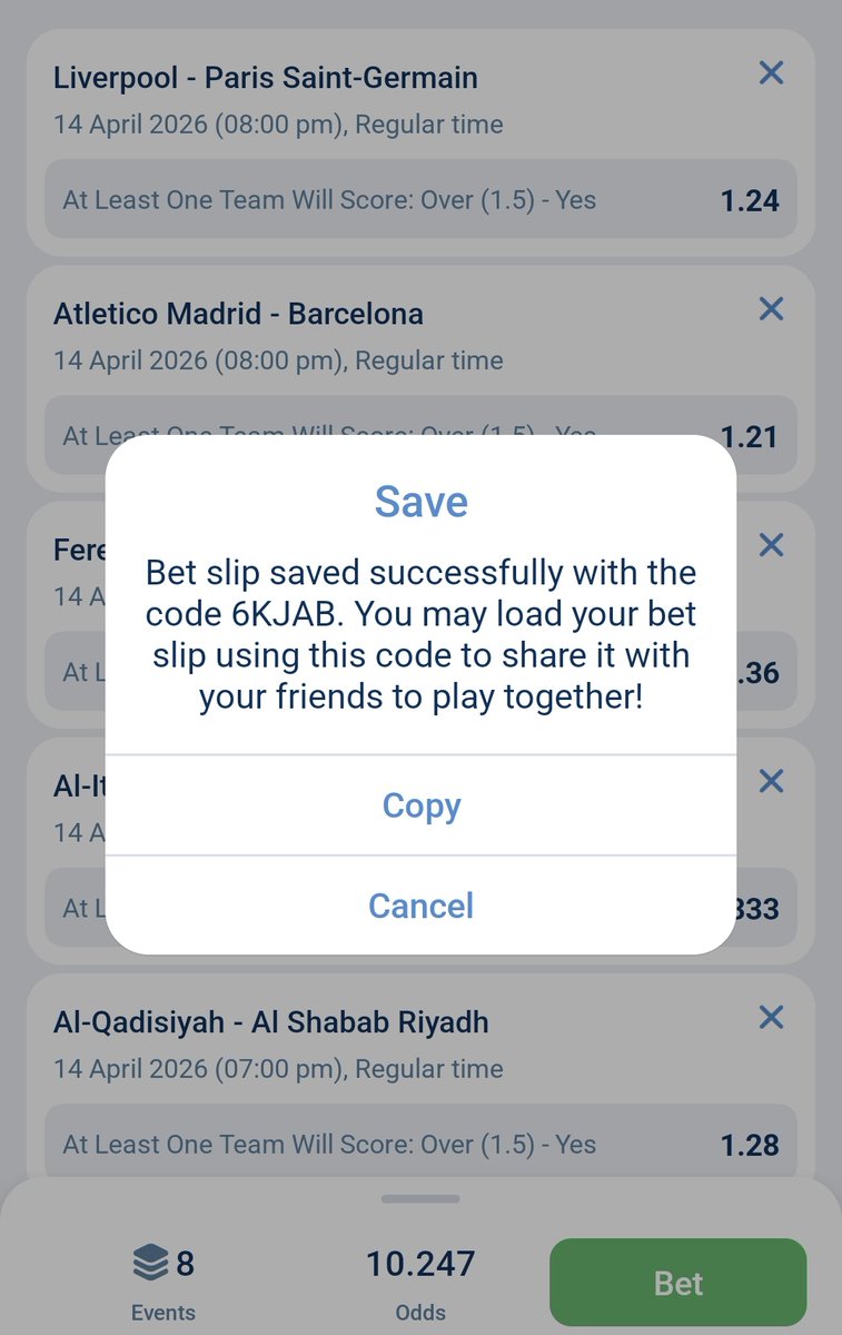 Obongbillion's tweet image. 👉10 odds ON 1XBET

💥Code: 6KJAB ⚽
🙏Promo code: OBONG445

🙏Link to 🔴register: tinyurl.com/2s447249