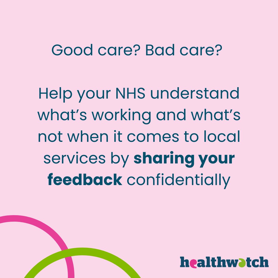 Healthwatch England tweet media