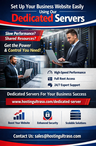 HostingUltraso's tweet image. Are you trying to set up your business website for the first time? Don’t worry!! Our website shared hosting plans will be beneficial for you. For more details, email sales@hostingultraso.com.
Check here: hostingultraso.com/dedicated-serv….

#DedicatedServer #DedicatedHosting