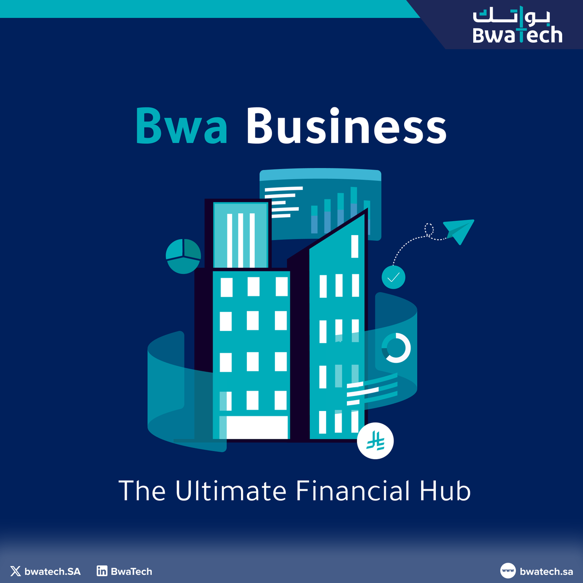 bwatechSA's tweet photo. The Ultimate Financial Hub for Your Business 💻 

Discover how to simplify, streamline, and take full control of your financial operations. 💡 

Learn more: https://t.co/9xDxH22I7f https://t.co/KWM8ZUzBMu