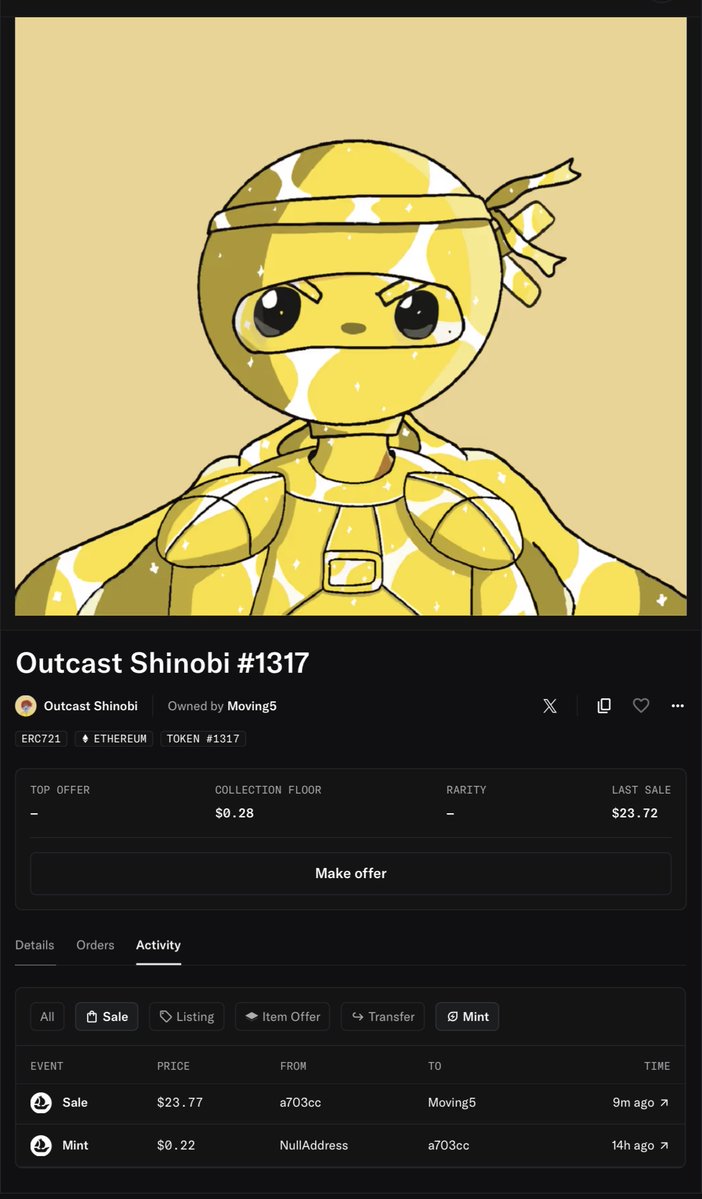 Outcast Shinobi 🥷 tweet media