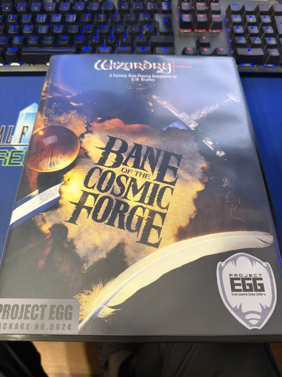 devil_fujiwara's tweet photo. 本日錦糸町のハードオフで発見即購入笑 完品美品でした。
#ウィザードリィ
#projectegg https://t.co/19li7agpi2