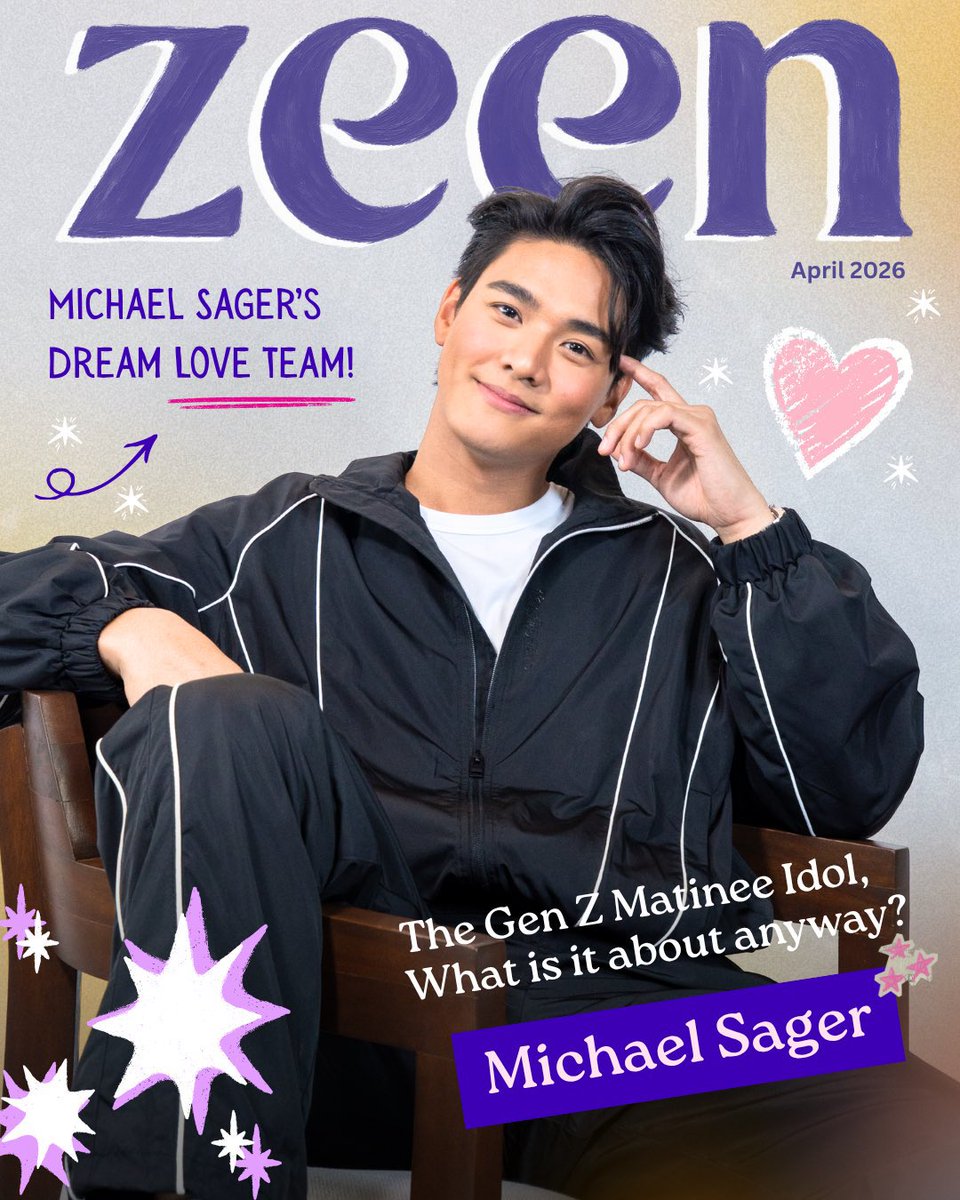 Meet the next generation matinee idol, Michael Sager.

The Gen Z star opens up about his dream roles, love teams, and ambitions, both in front and behind the camera, as he works his way to prove himself worthy of the title.

Read the full story here: zeenmedia.com/whats-a-matine…