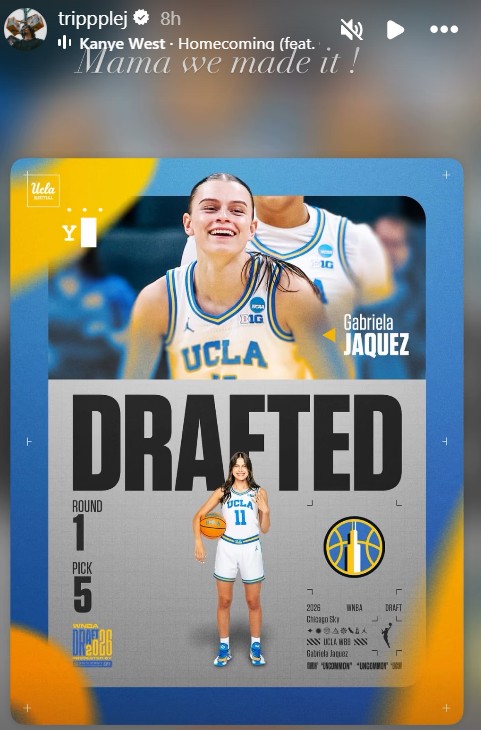 ItsAlwaysMarch's tweet photo. Jaime Jaquez on IG after Gabriela Jaquez was selected by the Sky in the draft.

Via Jaime Jaquez Jr.'s IG https://t.co/6PEi27ZrZg