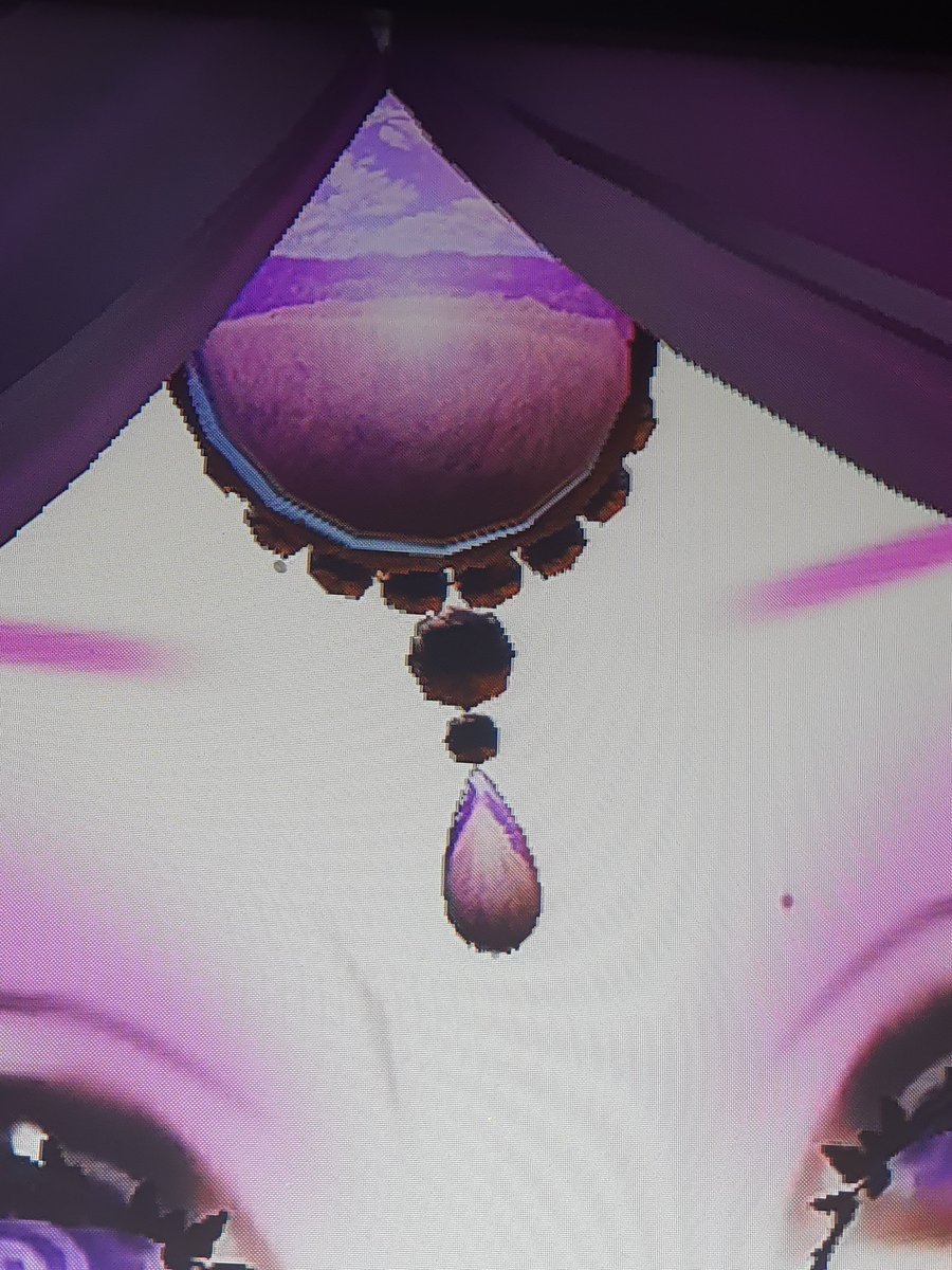 Funfact! The pearly circlet if you look at it up close,HAS a landscape picture from in real life!