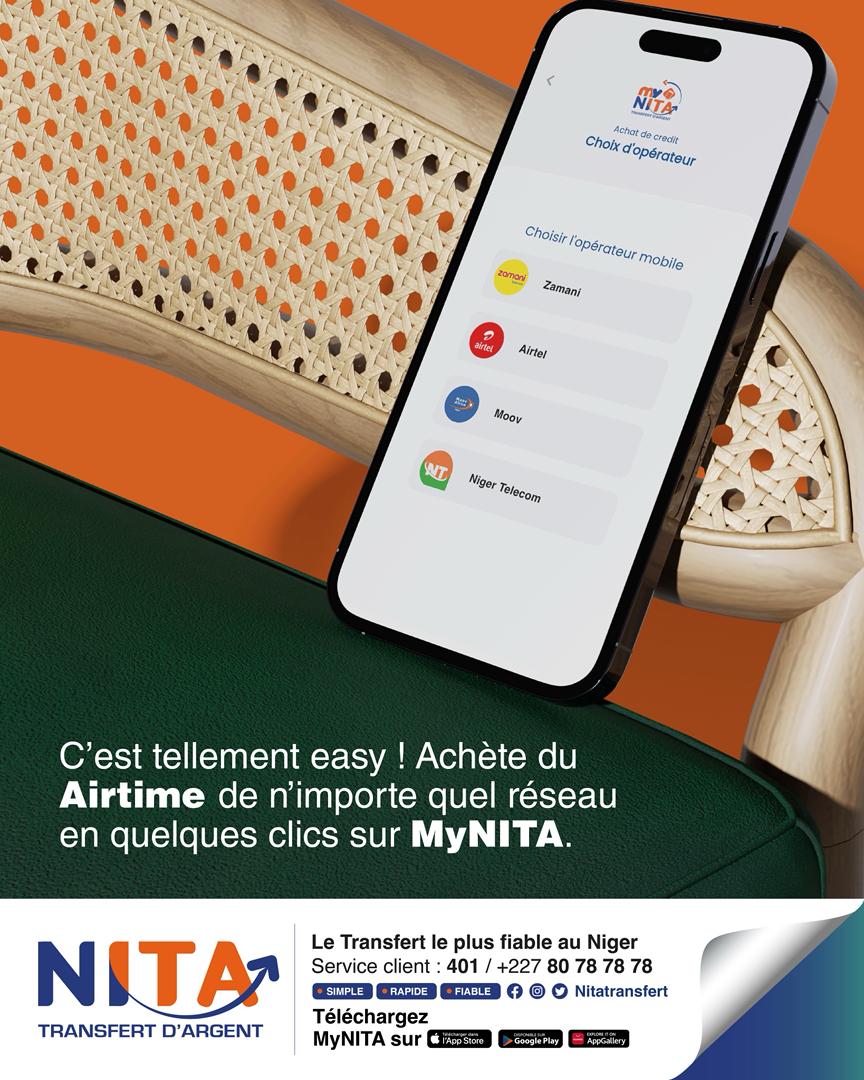 nitatransfert's tweet image. [ #Airtime ]

Plus de crédit au mauvais moment ?

Avec MyNITA, rechargez instantanément et continuez votre communication.

Téléchargez gratuitement votre application MyNITA depuis PlayStore ou AppStore.