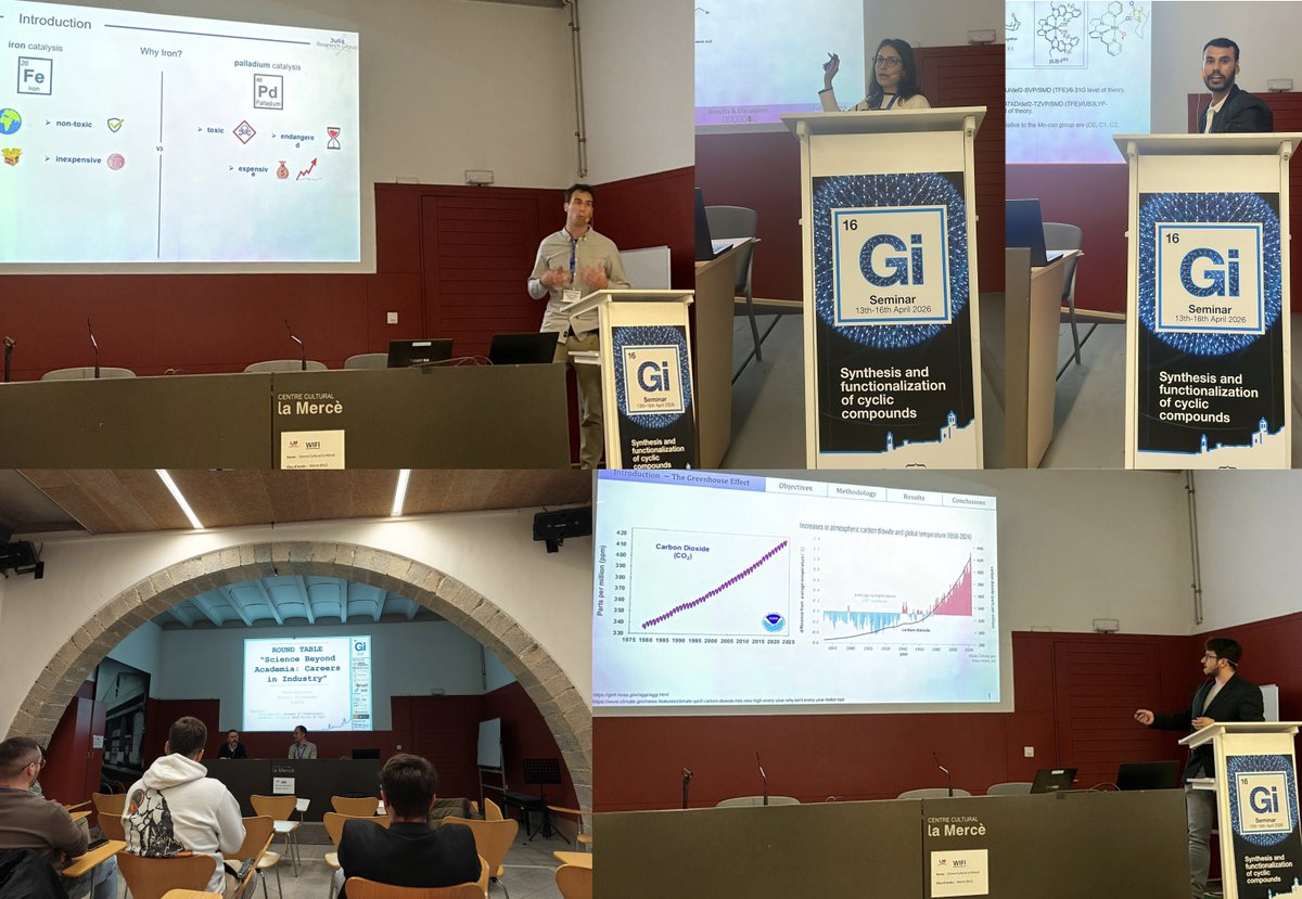 GironaSeminar's tweet photo. #GirSem26 
Summary of the Young Researchers Symposium! A fantastic start celebrating early-career scientists, fresh ideas, and vibrant discussions.

@IQCCUdG @UdGRecerca @univgirona https://t.co/Gt26Zg9sAk