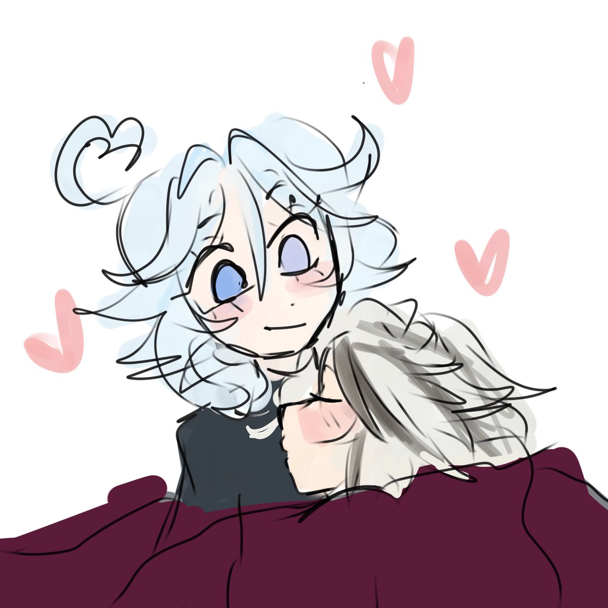arle loves to sleep on furina any chance she can get and furina like cant do anything about it bruh #arlefuri