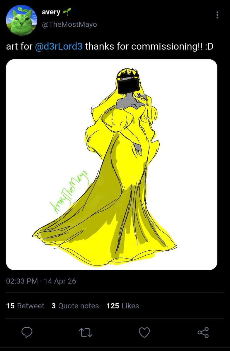 agoostdee's tweet image. #slimeknight

where avery keeps drawing cursed images and tagging derek, thanking him for the comission

[1/7]