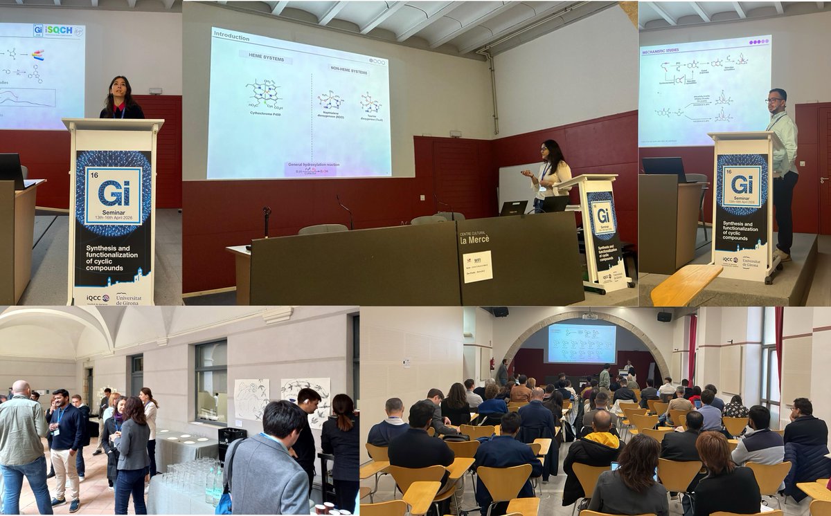 GironaSeminar's tweet photo. #GirSem26 
Summary of the Young Researchers Symposium! A fantastic start celebrating early-career scientists, fresh ideas, and vibrant discussions.

@IQCCUdG @UdGRecerca @univgirona https://t.co/Gt26Zg9sAk