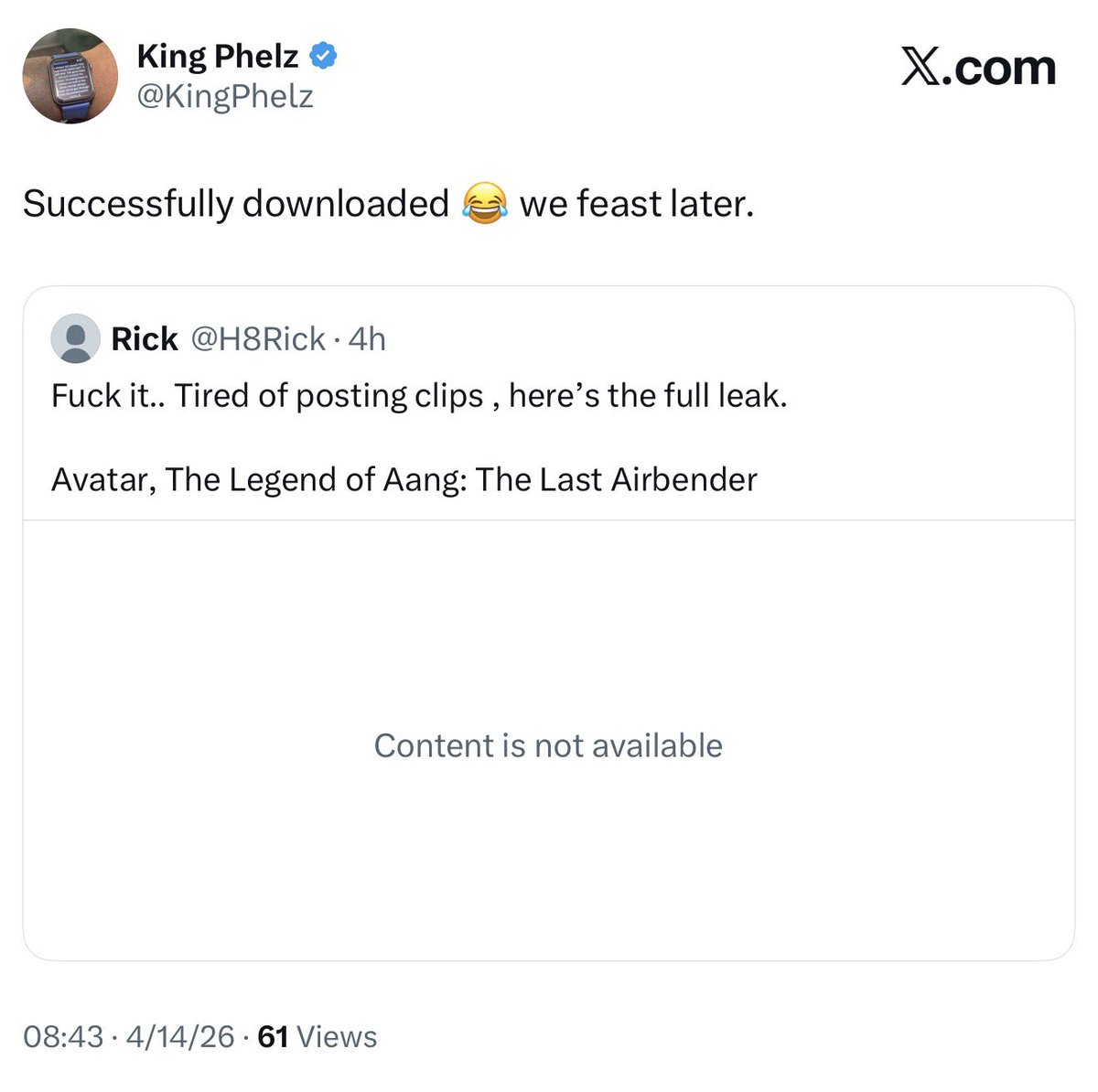 King Phelz tweet media