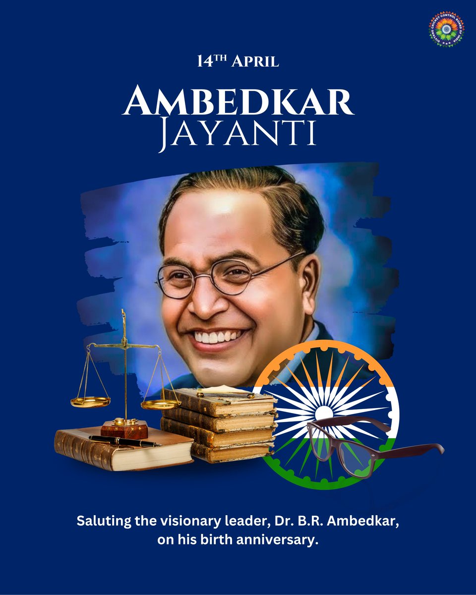 DCCBIofficial's tweet photo. Saluting the visionary leader, Dr. B.R. Ambedkar, on his birth anniversary.

#DCCBI #AmbedkarJayanti #DrBhimraoAmbedkar https://t.co/AGybvaGVCE