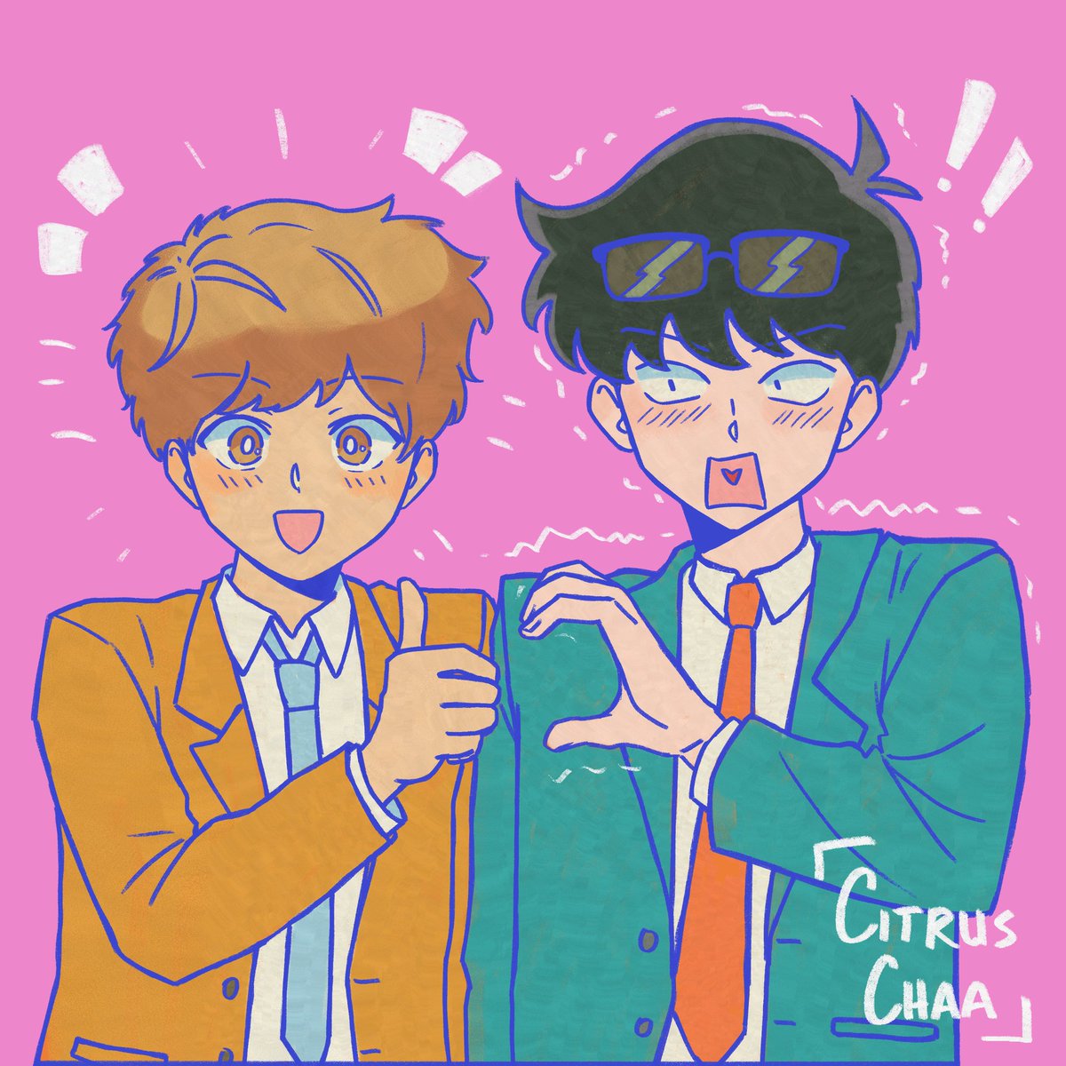 citruschaa's tweet photo. an unbearably embarrassing watch. anime of the year! 

#goforitnakamura #ガンバレ中村くん #BL https://t.co/76UzaIfDIH